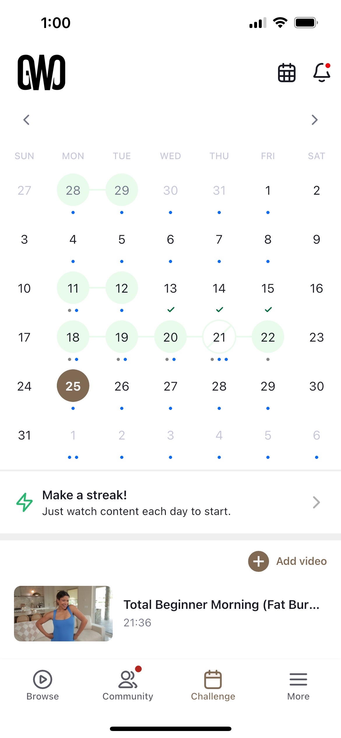 growwithjo app calendar